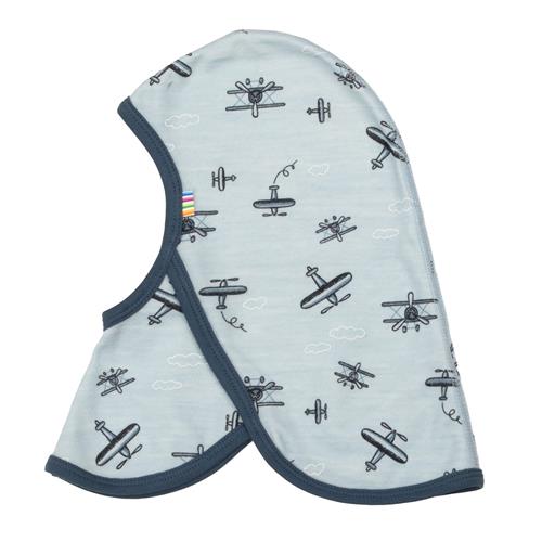 Joha Balaclava I Enkelt Lag Af Uld Light Blue  Light blue-41 cm Uld Blå  41 cm  Drenge