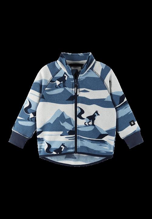 Reima Ornament Fleece-sweater Navy  Navy-86 cm  Marineblå  86 cm  Drenge, Piger