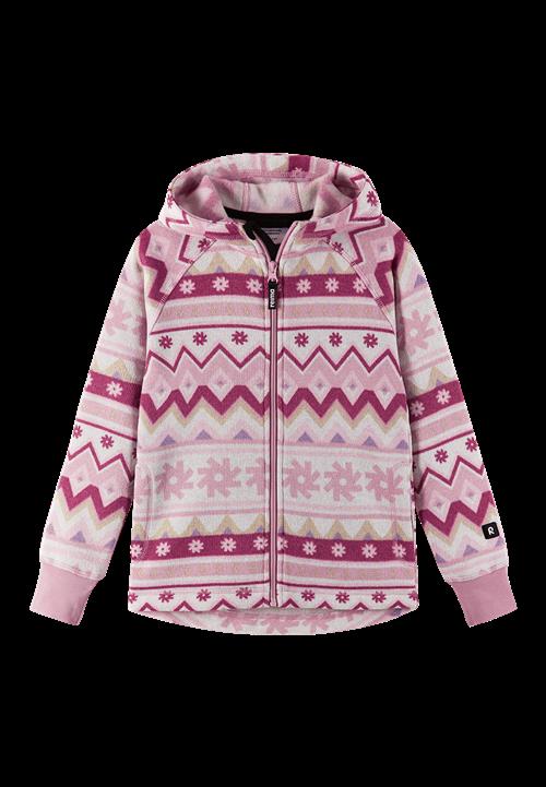 Reima Northern Fleece-hættetrøje Grey Pink  Grey Pink-134 cm  Lyserød  134 cm  Drenge, Piger