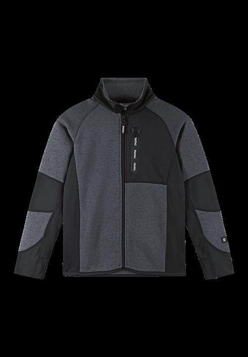 Reima Liukuen Fleece-sweater Soft Black  Soft black-116 cm  Sort  116 cm  Drenge