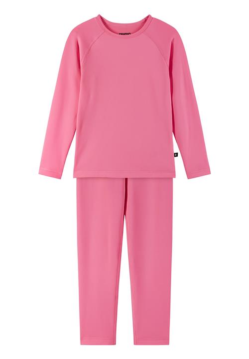 Reima Lampo Termisk Basislag-sæt Soft Coral  Soft coral-140 cm  Lyserød  140 cm  Drenge, Piger