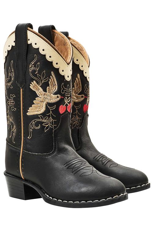 Copenhagen Colors Limited Cowboystøvler Black Dove  Black Dove 32 EU  Sort  32 EU  Piger