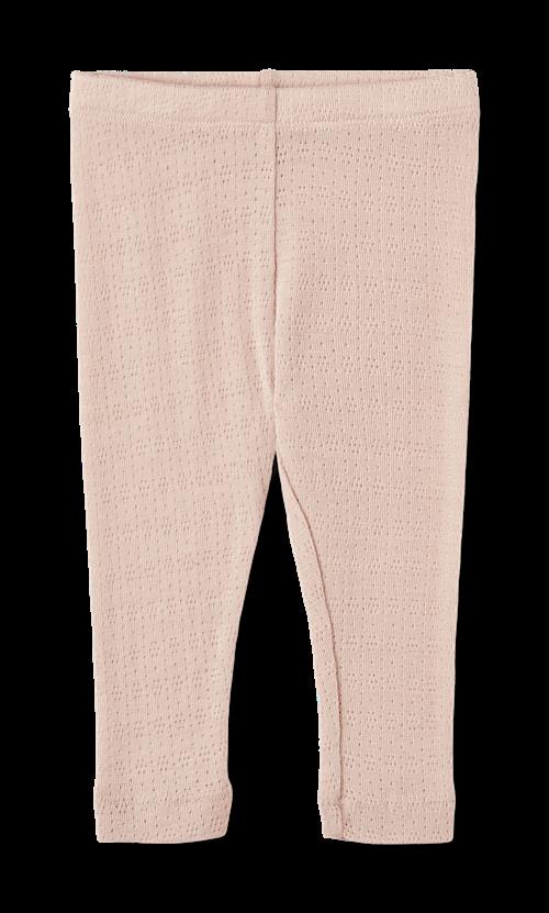 Wheat Agi Leggings I Uld Og Silke Pale Lilac  Pale Lilac 68 cm Uld Lyserød  68 cm  Piger