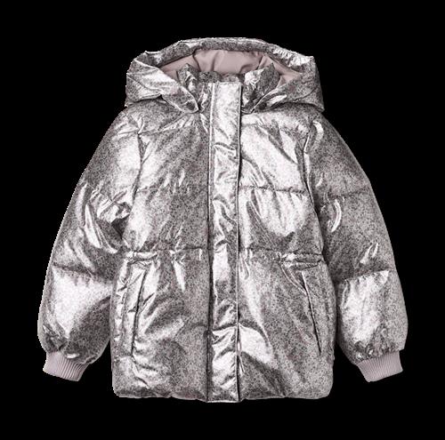 Wheat Eli Puffer-jakke Silver Flower Meadow  Silver Flower Meadow 110 cm  Sølv  110 cm  Piger