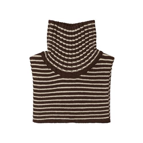 FUB Halsedisse I Uld Mocca/ecru  Mocca/Ecru-90/100 cm Uld Brun  90/100 cm  Drenge, Piger