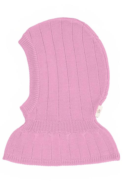 Copenhagen Colors Merino Rib Strikket Balaclava Syringa  Syringa 48/50 cm  Lyserød  48/50 cm  Piger