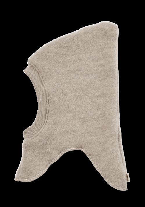 Wheat Eli Balaclava I Uldfleece Khaki Melange  Khaki Melange 48/51 cm Uld Brun  48/51 cm  Drenge