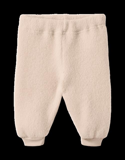 Wheat Kinnie Fleece-bukser I Uld Pale Lilac  Pale Lilac 92 cm Uld Lyserød  92 cm  Piger