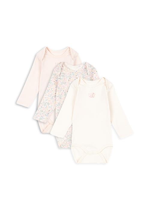 Fanga Fontana Fio 3-pak Lange Ærmer Body Prato Fiori  Prato Fiori 18 months  Lyserød  18 måneder  Piger