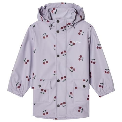 Kuling Orust Regnjakke Violet Cherry Violet Cherry 110/116 cm  Lilla  110/116 cm  Drenge, Piger