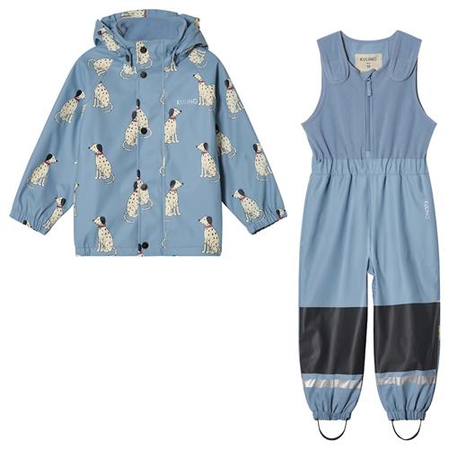 Kuling Ottawa Foret Regnsæt Dove Blue Dalmatian Dove Blue Dalmatian 86/92 cm Rain Blå  86/92 cm  Drenge, Piger