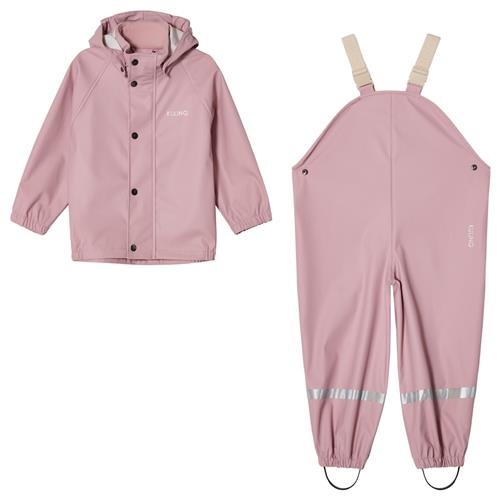 Kuling San Marino Uforet Regnsæt Dusty Pink Dusty Pink 110/116 cm  Lyserød  110/116 cm  Piger
