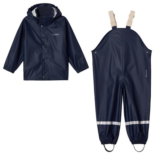 Kuling San Marino Uforet Regnsæt Navy Navy 74/80 cm  Marineblå  74/80 cm  Drenge, Piger