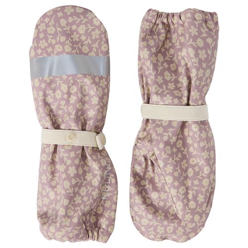 Kuling Vilnius Forede Regnvanter Purple Mauve Flower Purple Mauve Flower 2-4 Y  Lilla  2-4 år  Piger