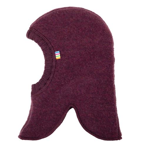 Joha Balaclava I Blød Uld Plum  Plum-37 cm Uld Lilla  37 cm  Drenge, Piger