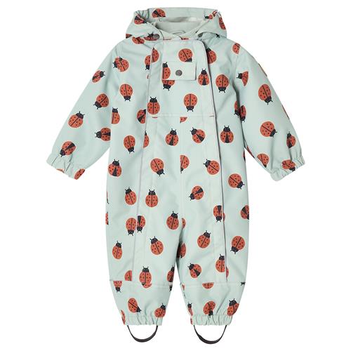 Kuling Milano Overtræksdragt Med Skal Pale Green Ladybug Pale Green Ladybug 80 cm  Grøn  80 cm  Drenge, Piger