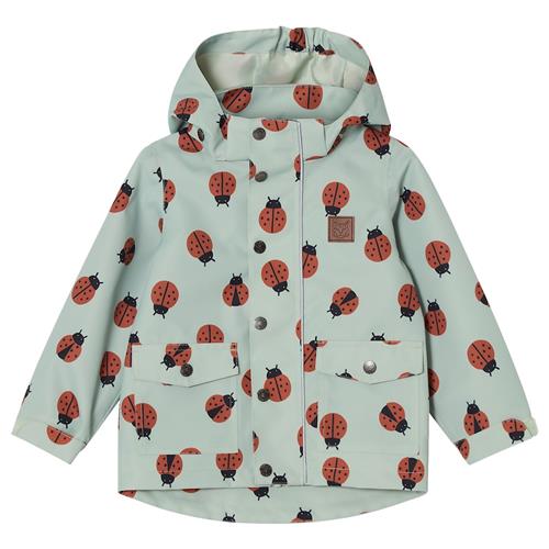 Kuling Stockholm Skaljakke Pale Green Ladybug  Pale Green Ladybug 128 cm Shell Grøn  128 cm  Drenge, Piger