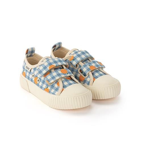 Kuling Madrid Canvas Sneakers Dove Blue Check  Dove Blue Check 24 EU  Blå  24 EU  Drenge, Piger