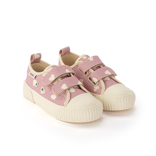 Kuling Madrid Canvas Sneakers Pink Hearts  Pink Hearts 25 EU  Lyserød  25 EU  Piger