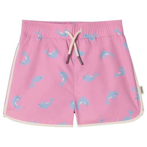 Kuling Lisbon Badeshorts Happy Pink Dolphin  Happy Pink Dolphin 122/128 cm  Lyserød  122/128 cm  Piger