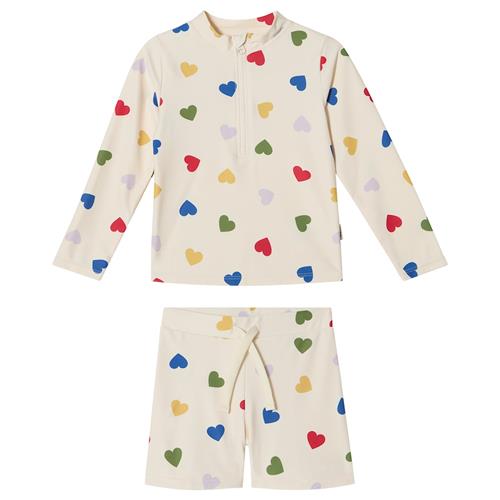 Kuling Madagaskar UV-sæt Rainbow Hearts  Rainbow Hearts 86/92 cm  Hvid  86/92 cm  Drenge, Piger