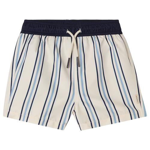 Kuling Strömstad Badeshorts Blue Stripe  Blue Stripe 110/116 cm  Blå  110/116 cm  Drenge, Piger