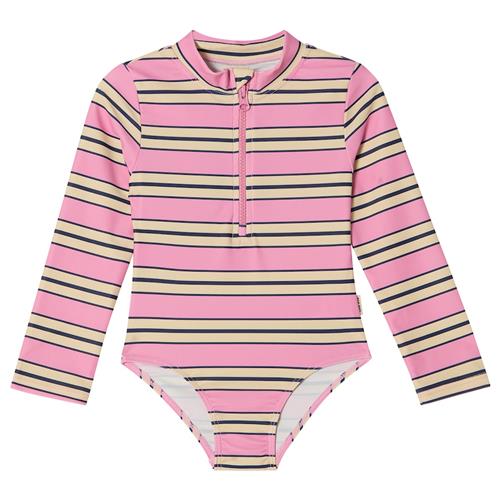 Kuling Toulon UV-badedragt Happy Pink Stripe  Happy Pink Stripe 86/92 cm  Lyserød  86/92 cm  Piger