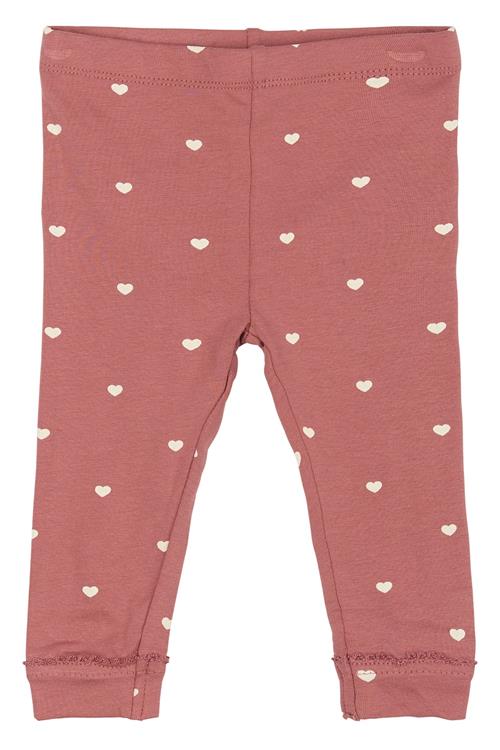 The New Siblings GOTS Nova Leggings Withered Rose  Withered Rose  56 cm  Lyserød  56 cm  Piger