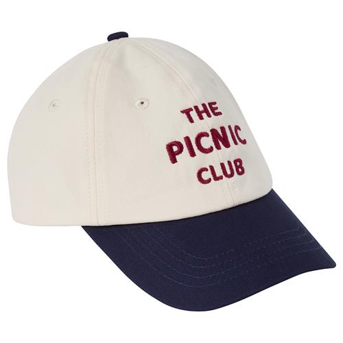 Kuling Åhus Hætte The Picnic Club Foggy White Navy  The Picnic Club Foggy White/Navy 52/56 cm  Hvid  52/56 cm  Drenge, Piger