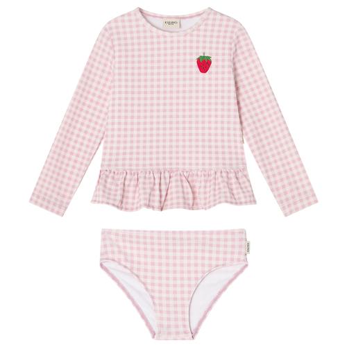 Kuling Florence UV-sæt Pink Gingham  Pink Gingham 110/116 cm  Lyserød  110/116 cm  Piger