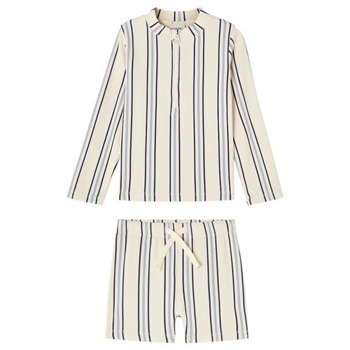 Kuling Madagaskar UV-sæt Blue Stripe  Blue Stripe 122/128 cm  Blå  122/128 cm  Drenge, Piger