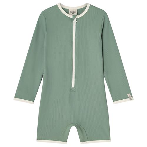 Kuling Paros UV-dragt Bay Green  Bay Green 98/104 cm  Grøn  98/104 cm  Drenge, Piger