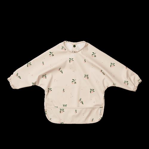 Liewood Merle Trykt Cape Bib Peach / Sea Shell Mix  Peach / Sea Shell Mix-One Size  Beige  One Size  Drenge, Piger