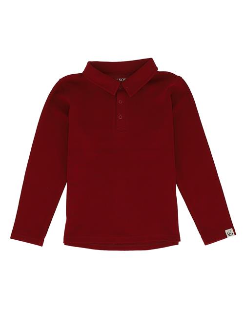 Gullkorn Sebastian Sweater Deep Red  Deep Red-98 cm  Rød  98 cm  Drenge