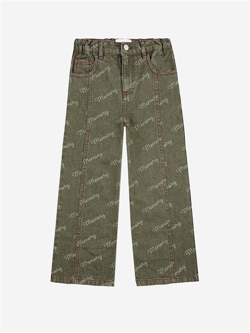 Bobo Choses Memory All Over Denim-bukser Khaki  Khaki-2-3 Y  Brun  2-3 år  Drenge