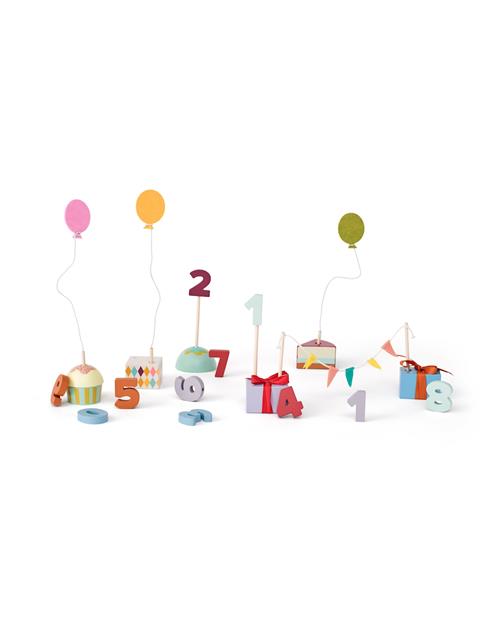 Kid's Concept Dekoration Til Fødselsdagsbordet Multi  Multi One Size  Grøn  One Size  Drenge, Piger