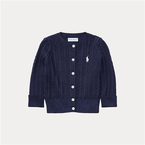 Ralph Lauren Cardigan Med Mini-kabler Hunter Navy  Hunter Navy 62/68 cm  Marineblå  62/68 cm  Piger