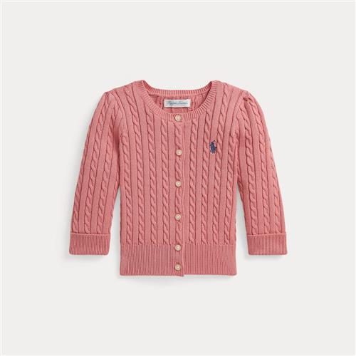 Ralph Lauren Cardigan Med Mini-kabler Faded Peony  Faded Peony 75-79cm  Lyserød  75-79 cm  Piger