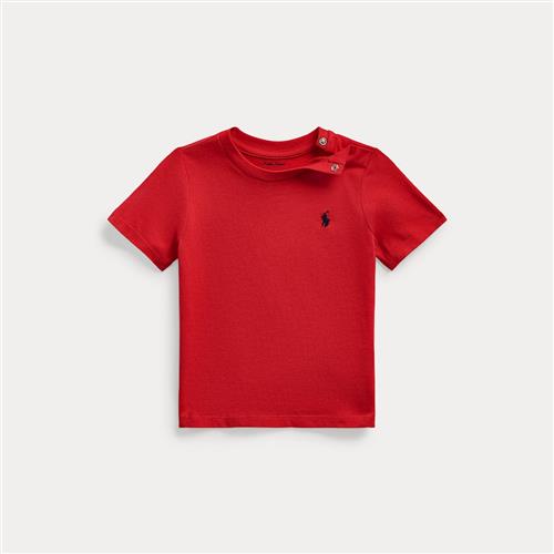 Ralph Lauren T-shirt Med Rund Hals Red  Red 53-60cm  Rød  53-60 cm  Drenge
