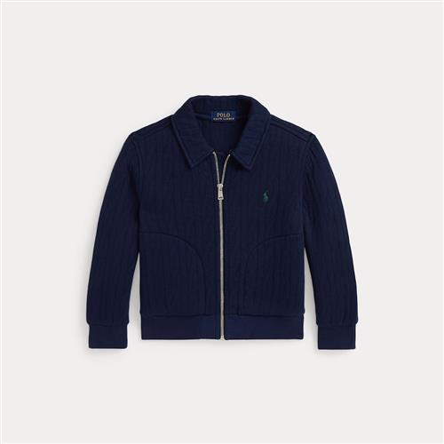 Ralph Lauren Kabelviltet Jakke Refined Navy  Refined Navy 109-116cm  Marineblå  109-116 cm  Drenge