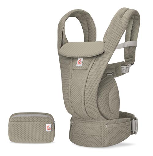 Ergobaby Omni Deluxe Mesh Bæresele Soft Olive  Soft Olive-Onesize  Grøn  One Size  Drenge, Piger