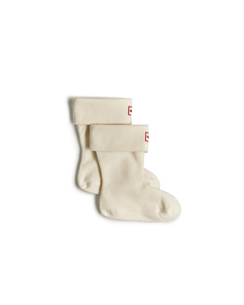 Hunter Kids Støvlesokker I Fleece Hunter White  Hunter White XL  Hvid  XL  Drenge, Piger