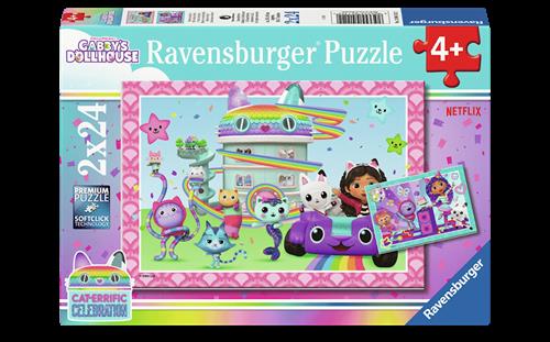 Ravensburger Ravensburger Gabby's Dollhouse Puslespil Mix  Mix-Onesize  Grøn  One Size 4+ Years Drenge, Piger