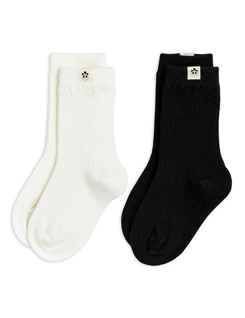 Mini Rodini Sokker I Uldblanding 2-pak Multi  Multi-36-39 EU Wool Rød  36-39 EU  Drenge, Piger