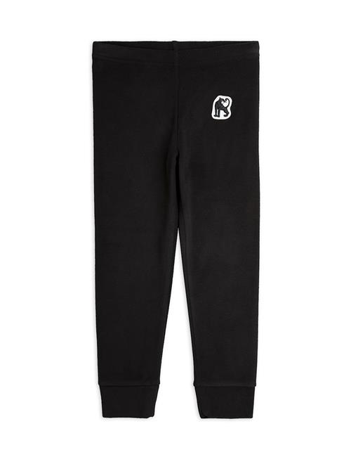 Mini Rodini Bukser I Mikrofleece Black  Black-116/122 cm  Sort  116/122 cm  Drenge, Piger