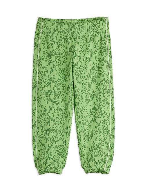 Mini Rodini Mini Leopard Joggingbukser Green  Green 104/110 cm  Grøn  104/110 cm  Drenge