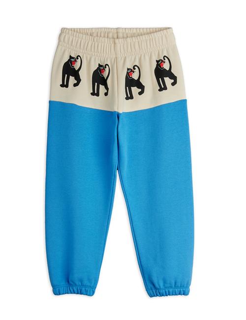 Mini Rodini Panther Joggingbukser Blue  Blue 92/98 cm  Blå  92/98 cm  Drenge