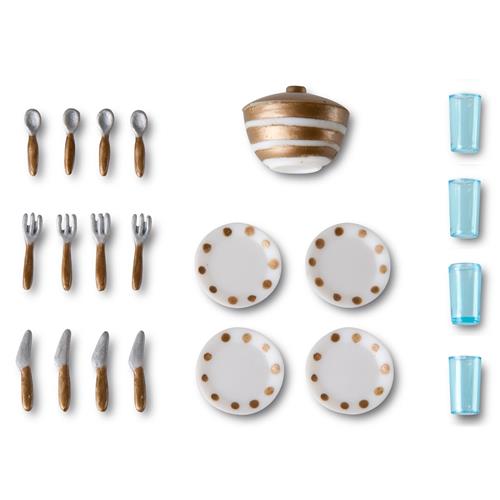 Lundby Lundby Bordservice Til Dukkehus Multi  One Size-Multi  Hvid  One Size 4+ Years Drenge, Piger