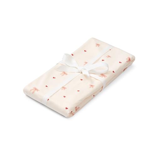 Cam Cam GOTS Jersey Swaddle Bows  Bows One Size  Lyserød  One Size  Piger