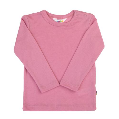 Joha Langærmet Top I Uld Pink  Pink-90 cm  Lyserød  90 cm  Piger
